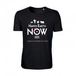 T-SHIRT HOMME "HAPPY EARTH NOW"