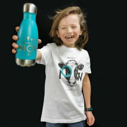 Bouteille Qwetch 260ml Inox Turquoise H.E.N.