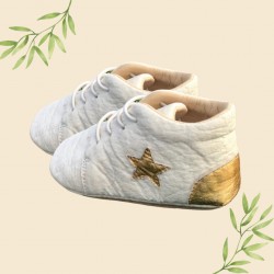 Chaussures enfant en cuir d'ananas (Piñatex)