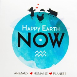 Autocollant Happy Earth NOW - "Logo H.E.N."